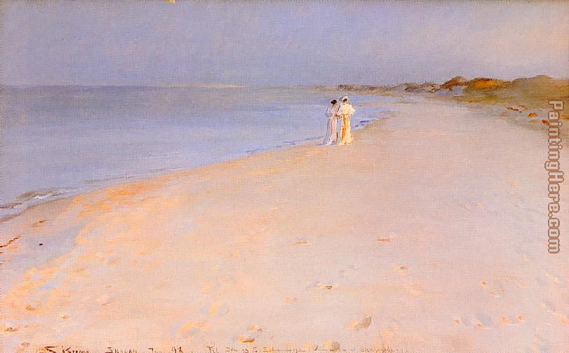 Tarde de verano en la playa